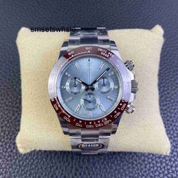 Automatic Watch 4130 Clean Watch Mechanical Movement Blue Stone Cut Degree Nail 40mm 904l Steel 72-hour Energy