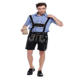 Oktoberfest Costume Lederhosen Bavarian Octoberfest German Beer Man Costumes Adult Men Halloween Cosplay Costumes9272449