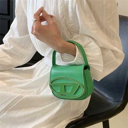 Spring of the Thousand Generations Solid Color Small Square Popular Texture Women's Handbag Single Shoulder Crossbody Bag for Women 80% off outlets slae