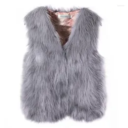 Women's Fur Foreign Trade Source Winter Grass Vest Warm Coat Factory Direct Sales