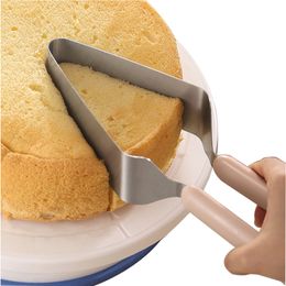 Triangular Stainless Steel Cake Slicer Cutter Cake Pie and Pastry Server Cutter Slicer Bread Pizza Divider Tools for Wedding Party Kitchen Baking