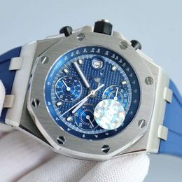 luxury Mens mechanicalaps luxury mens watches ap watch royal oak chronograph offshore menwatch DXFB orologio automatic mechanical supercolen Cal3126 rubber 7W2W