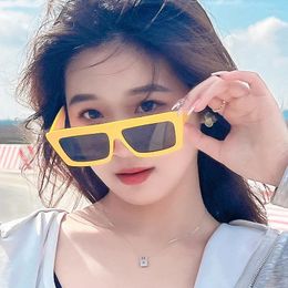 Sunglasses Vintage Square Brand Designer Women Men UV400 Sun Glasses Fashion Luxury Eyewear Hip Street Shooting