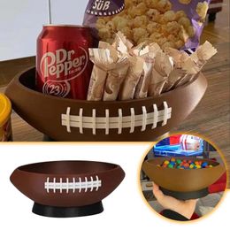 Plates Football Snack Bowl Storage Tray Resin Decoration Ornaments Plate Candy Buffet Containers Set