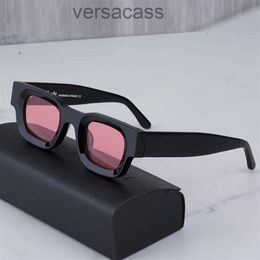 Sunglasses Rhude x Thierry Lasry Rhodeo High Street Sunglasses Men and Women Square Antiuv400 Male Steampunk Premium Acetate 23021257w968N 968N95MM 95MM