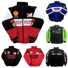 WJWR Men's Jackets F1 Formula One Racing Jersey William Jacket Same Style Customization Down Couples Hooded Stand-up Collar WinterCCPU