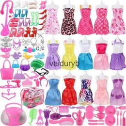 Doll House Accessories 105 Pieces s Doll Clothes Shoes Accessories Jewellery Necklace Accessorie Fit 18Inch s Doll1/6 BJD Toys For Girlsvaiduryb