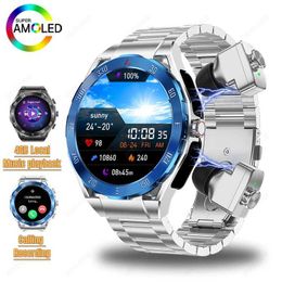 Smart Watches 2024 New AMOLED Smart Watch Men Women GPS Tracker 4GB Local Music Playback HD Recording 3 In1 Call Smartwatch For Huawei Xiaomi