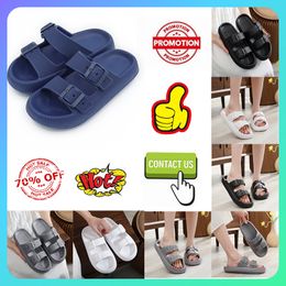 Designer Casual Platform Slides Slippers Men Woman Light weight wear resistant anti breathable Leather soft soles sandals Flat Beach Slipper Size 36-45