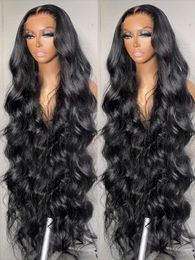 Baby hair Body Wave 13x6 HD Lace Front Wigs Water Wave 13x4 Transparent Lace Human Hair Wigs Glueless for Black Women 250 Density
