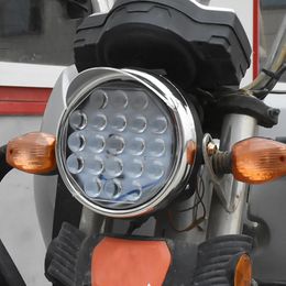 Lights 12v80v 8/12/16 Beads Tricycle Motorcycle Led Headlight Waterproof Spot Light Electric Bike Bicycle Accessories Parts 18x18cm