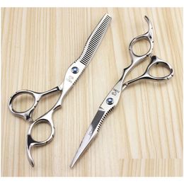 Hair Scissors Joewell Stainless Steel 6.0 Inch Sier Cutting / Thinning For Professional Barber Or Home Drop Delivery Products Care Sty Dhwp1