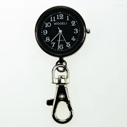 Keychains 2024 Moveable Pointer Watch Keychain For Women Men Trendy Electronic Clock Key Chain Child Gift Car Ring Accessories