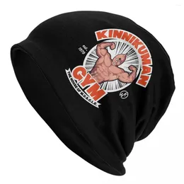 Berets Kinnikuman Gym Bonnet Hat Knitting Hats Goth Outdoor Muscle Man Skullies Beanies Men's Women's Spring Head Wrap Caps