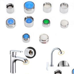 Kitchen Faucets Water Saving Aerator Copper Faucet Adapter Bathroom Brass Tape Filter Connectors Bubbler Spoutkitchen Drop Delivery Dh8Ew