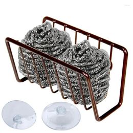 Kitchen Storage Sponge Holder Tray Utensils Sink Double Drain Bag Rack Pool Supplies Hanging Basket