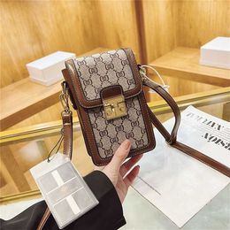 New Women's Ins Super Fire Printed Crossbody Phone Versatile One Shoulder Small Square Bag Tide Factory Online 70% sale