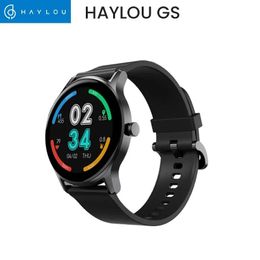 Watches Haylou GS SmartWatch Men 12 Sport Modes SpO2 Tracking Heart Rate Sleep Blood Oxygen Monitor Smartwatch 20Day Battery Life IP68