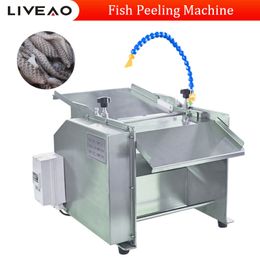 Professional Fishing Skin Peeler Stainless Steel Tilapia Skin Peeling Machine