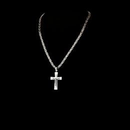 Catholic Crucifix Pedant Necklaces Gold Stainless Steel Necklace Thick Long Neckless Unique Male Men Fashion Jewellery Bible Chain Y4188210