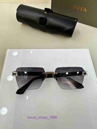 META EVO ONE DTS 147 DITA's first rimless sunglasses for many years with thick square lenses is fashionable and avant-garde in design with original box WMZ7