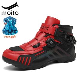 Footwear Winter Mtb Cycling Boots High Top Road Bike Sneakers Sapatilha Ciclismo Professional Selflocking Bicycle Shoes Motorcycle Shoes