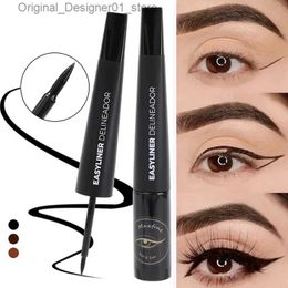 Eyeliner Waterproof Matte Black Liquid Eyeliner Pencil Long Lasting Non-smudge Quickily Drying Smooth Brown Eye Liner Pen Eye Makeup Tool Q240119