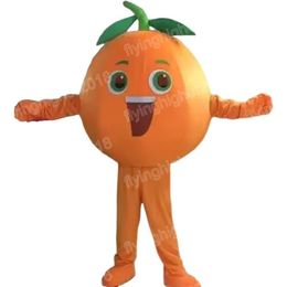 Surprising Orange Mascot Costume Unisex Cartoon Anime theme character Carnival Men Women Dress Christmas Fancy Performance Party Dress