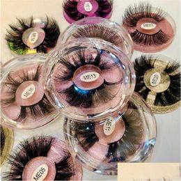 False Eyelashes 3D Mink Eyelash Eye Makeup Lashes Soft Natural Thick Fake Extension Beauty 20 Styles 25Mm Pestanas De Drop Delivery Dhyso