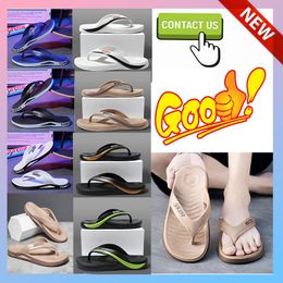 Free shipping Designer Casual Platform Slides Slippers Men Woman anti slip wear-resistant super Light flip flops with floral bathroom Flat Beach sandals