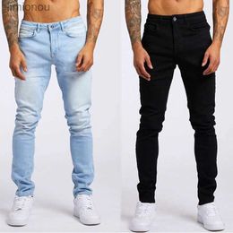 Men's Jeans New Men Stretch Skinny Jeans Casual Slim Fit Work Trousers Male Vintage Wash Plus Size Pencil Pants Denim Jogger Jeans for MenL240119