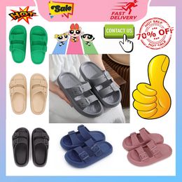 Designer Casual Platform Slippers Men Woman anti slip wear-resistant Light weight breathable Low cut super soft soles sandals Flat Summer Beach Slipper