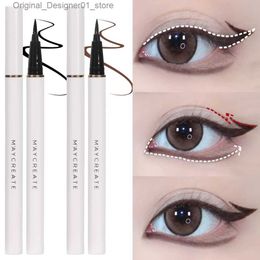 Eyeliner Ultra-thin Black Liquid Eyeliner Pencil Waterproof Quick Dry Smooth Matte Eye Liner Lower Eyelash Pen Korean Makeup Cosmetic Q240119