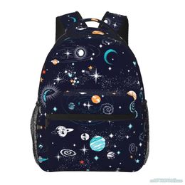 Bags Toddlers Space Planet Pattern Students School Bags for Boys Girls Cute Travel Backpacks Unisex Softback Laptop Backpack