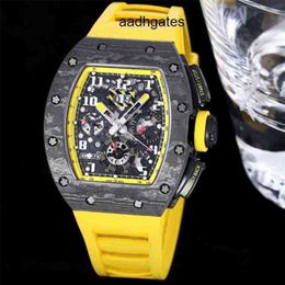 Size Luxury Zy mens Mechanics Men's watchs 40x50x16mm Rm11-03 Rm011 with Fully Automatic 7750 Timing Machine Movement Ntpt Carbon Fibre 1XV3