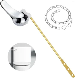 Bath Accessory Set 1 Psc Toilet Handle Replacement Side Mount Tank Flush Lever Compatible With Trip