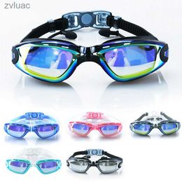 Diving Accessories Swimming Goggles Adult Pool Glasses Anti Fog Men Women UV Protection Optical Waterproof Swim Eyewear with Earplugs YQ240119