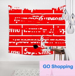 American Brand Letter Tapestry Bar Wall Decoration Tapestry Figures Pattern Background Fabric Blanket