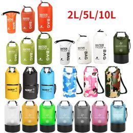 Bags 2l/5l/10l Waterproof Dry Bag Pack Sack Floating Sailing Canoing Boating Water Bag Swimming Rafting Kayaking River Trekking