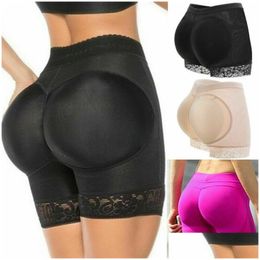 Women'S Shapers Womenss Padded Butt Lifter Underwear Body Shaper Hip Enhancer Shapewear Shorts Seamless Lace Breathable Drop Delivery Dhpul