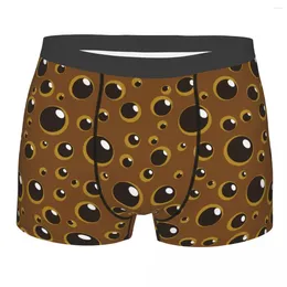 Underpants Bubble Cartoon Man Underwear Tapioca Balls Boxer Shorts Panties Humor Mid Waist For Homme