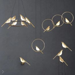 Magpie Creative Wall Lamp Balcony Living Room Floor Light Nordic Minimalist Art Design Chandelier Bedroom Bedside Table Lights