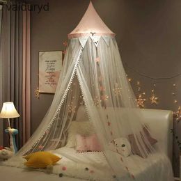 Mosquito Net Baby Room Mosquito Net Kid bed curtain canopy Round Crib Netting bed tent baldachin Decoration girl bedroom accessoriesvaiduryd