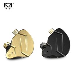 Headphones KZ ZSN Pro X In Ear Earphones Hybrid technology 1BA+1DD HIFI Bass Metal Earbuds Sport Noise Cancelling Headset Monitor