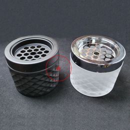 New Style Glass Smoking Ashtray Portable Wasp House Dry Herb Tobacco Cigarette Holder Extinguishes Snorter Sniffer Easy Clean Soot Ash Tips Container DHL