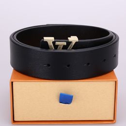 2024 Fashion Womens Belt Men Designers Leather Weistband Black Brown Cowhide Belts Women Classic Conturones de Diseno 105cm-125cm