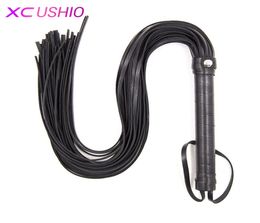 1pc 60cm Soft PU Leather Fetish Bondage Sex Whip Flogger Spanking Paddle Sexy Policy Knout Adult Games BDSM Sex Toys for Couples 09028195