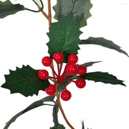 Decorative Flowers Add A Of Colour To Your Home With Our Artificial Berry Holly Garland 18M Long Perfect For Christmas Decorations