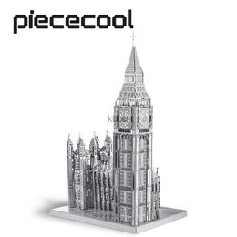 Craft Tools Piececool 3D Metal Puzzle Big Ben Model Building Kits Jigsaw DIY Kit Teen Toys for Brain Teaser Best Birthday Gifts YQ240119