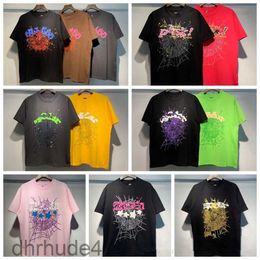 Sp5der Mens t Shirts Europe France Hip Hop Young Thug Spider Fashion Mens 555555 Short Sleeve Tshirt Women Sp5ders Clothes Casual Cotton Tees Polo 3BPK TBMG